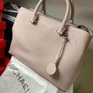 Michael Kors Savannah Soft Pink Large Satchel